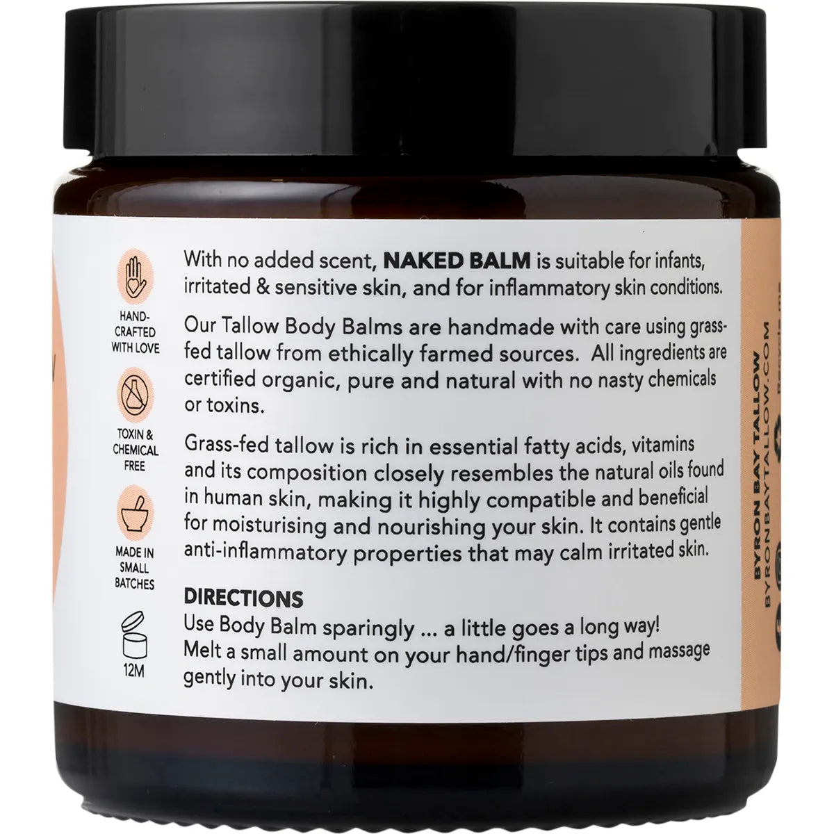 Byron Bay Tallow Body Naked Balm 100ml – thenutbank