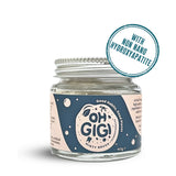 Oh Gigi Tooth Powder Minty Brush + Hydroxyapatite Refillable Jar 40g