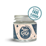 Oh Gigi Tooth Powder Minty Brush Vegan Refillable Jar 40g