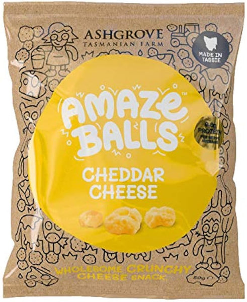 Ashgrove AmazeBalls Cheddar Cheese 50g