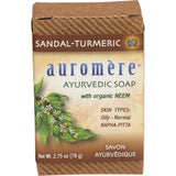 Auromere Neem Soap Ayurvedic Sandal Turmeric 78g