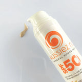 AussieZinc Mineral Sunscreen Vitamin C Daily Glow SPF50 Light Tint Organic 100g