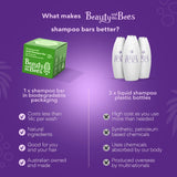 Beauty & The Bees Bee Renewed Honeycomb Shampoo Bar for Hair & Scalp Revival 100g