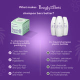 Beauty & The Bees Bee Clean Honeycomb Shampoo Bar for Oily Hair & Scalp 100g