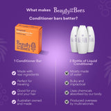 Beauty & The Bees Honeycomb Conditioner Bar for All Hair Types 50g