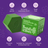 Beauty & The Bees Bee Renewed Honeycomb Shampoo Bar for Hair & Scalp Revival 100g