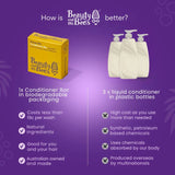 Beauty & The Bees Conditioner Bar Honey Silk Fragrance-Free for Sensitive Scalp 50g