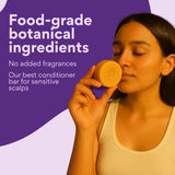 Beauty & The Bees Conditioner Bar Honey Silk Fragrance-Free for Sensitive Scalp 50g