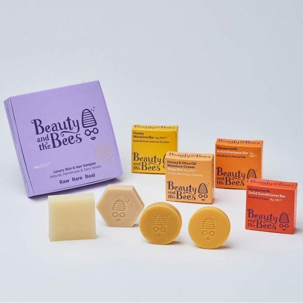 Beauty & The Bees Luxury Skin & Hair Sampler 4 Pack