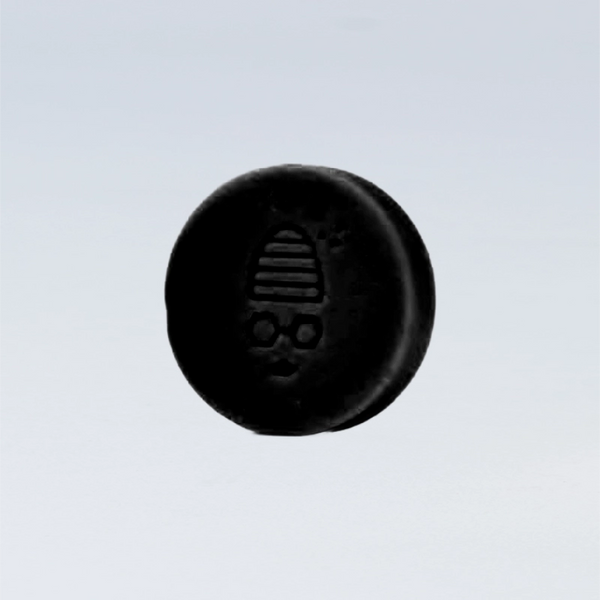 Beauty & The Bees Voodoo Activated Bamboo Charcoal Conditioner Bar for Fine or Brassy Hair & Flaky Scalp Sample 15g