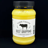 Tassie Tallow Beef Dripping Tasmanian Grass Fed 500ml