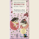 Bennetto Dark Chocolate Raspberries in Dark Organic 80g