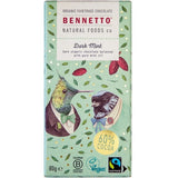 Bennetto Dark Chocolate Dark Mint Organic 80g