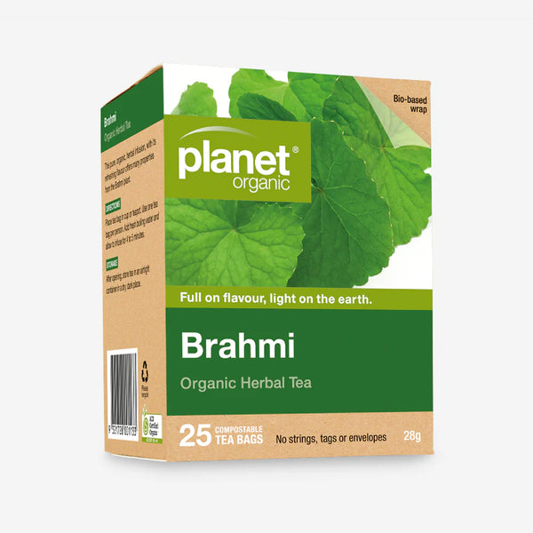 Planet Organic Herbal Tea Bags Brahmi  25pk