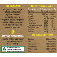 Broth of Life Dehydrated Chicken Broth Organic 90g