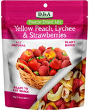 DJ&A Freeze Dried Yellow Peach, Lychee & Strawberries 35g