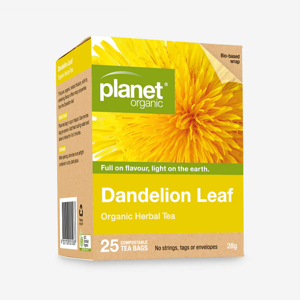 Planet Organic Herbal Tea Bags Dandelion Leaf 25pk