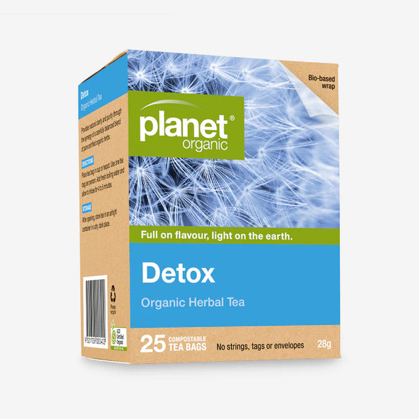 Planet Organic Herbal Tea Bags Detox 25pk