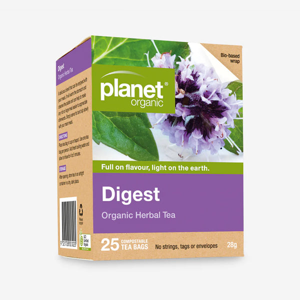 Planet Organic Herbal Tea Bags Digest 25pk