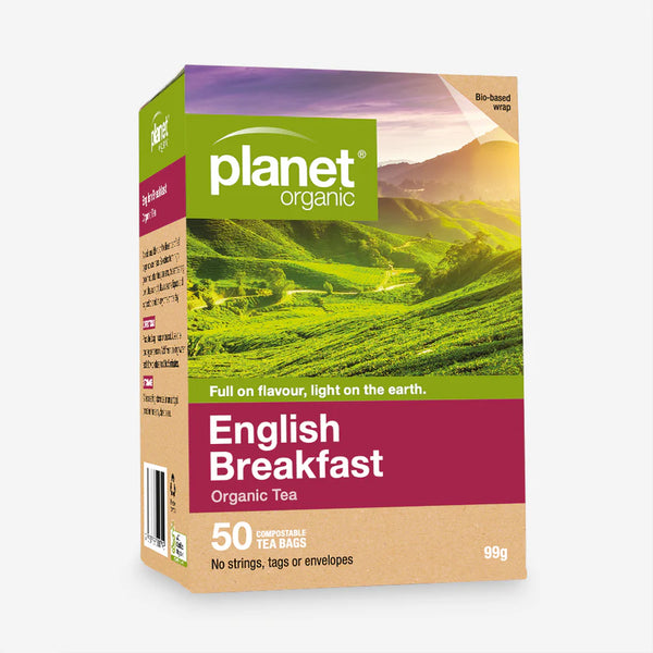 Planet Organic Herbal Tea Bags English Breakfast 50pk