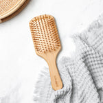 Ever Eco Bamboo Hair Brush Large Square Paddle