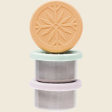 Ever Eco Stainless Steel Mini Containers Spring Pastels 3 x 60ml