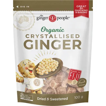 Crystallised Ginger Organic The Ginger People 100g