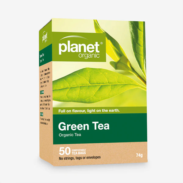 Planet Organic Herbal Tea Bags Green Tea 50pk