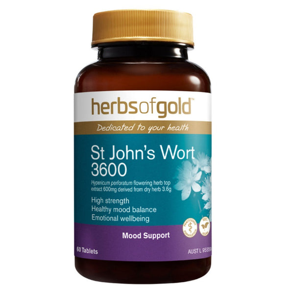 Herbs Of Gold St John's Wort 3600 60 capsules