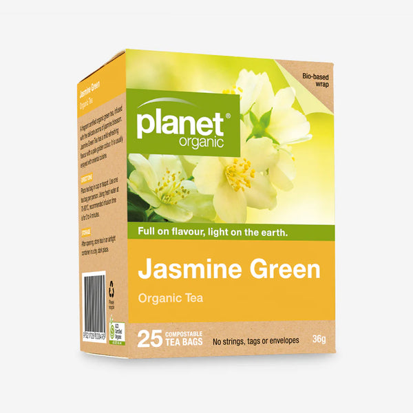 Planet Organic Herbal Tea Bags Jasmine Green 25pk