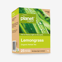 Planet Organic Herbal Tea Bags Lemongrass 25pk