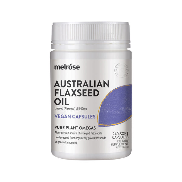 Flaxseed Oil Australian Melrose Vegan 240 caps