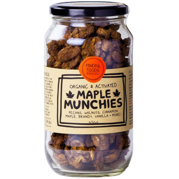 Mindful Foods Maple Munchies Organic & Activated 450g