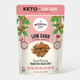 Keto Gourmet Granola Sweet Crunchy Roasted Hazelnut The Monday Food Co. 300g