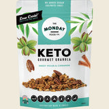 Keto Gourmet Granola Sweet Pecan and Cinnamon The Monday Food Co 800g