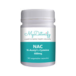 Mydetoxify NAC (N-Acetyl L-Cysteine) 600mg 90 Vege caps