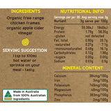 Broth of Life Dehydrated Chicken Broth Naked Organic 90g