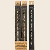 Natural Health Co Natural Bristle & Bamboo Toothbrush Biodegradable (choose type)