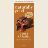 Naturally Good Plant Based Filled Chocolate Block Gooey Caramel 100
