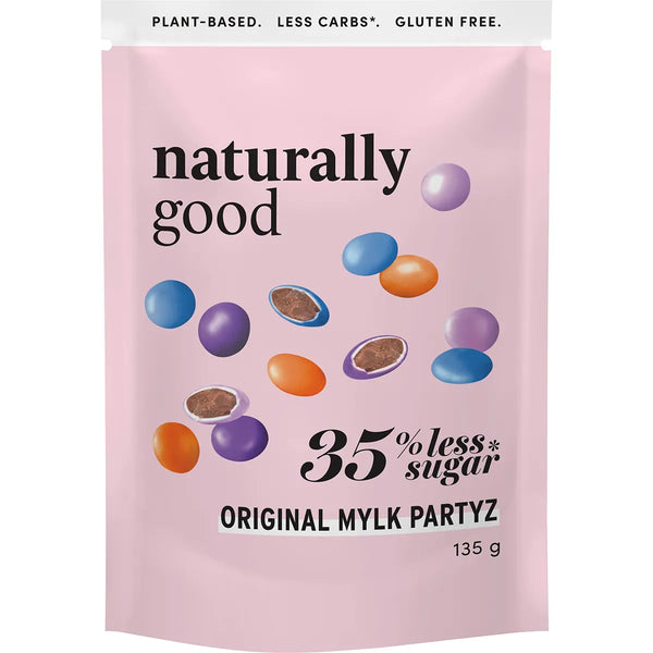 Naturally Good Original Mylk Partyz 35% Less Sugar 135g