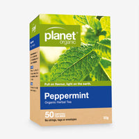 Planet Organic Herbal Tea Bags Peppermint 50pk