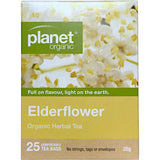 Planet Organic Herbal Tea Bags Elderflower 25pk