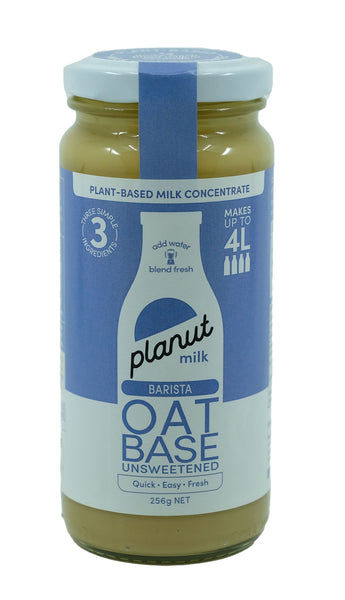 Planut Oat Milk Base 256g - NEW IN GLASS JAR