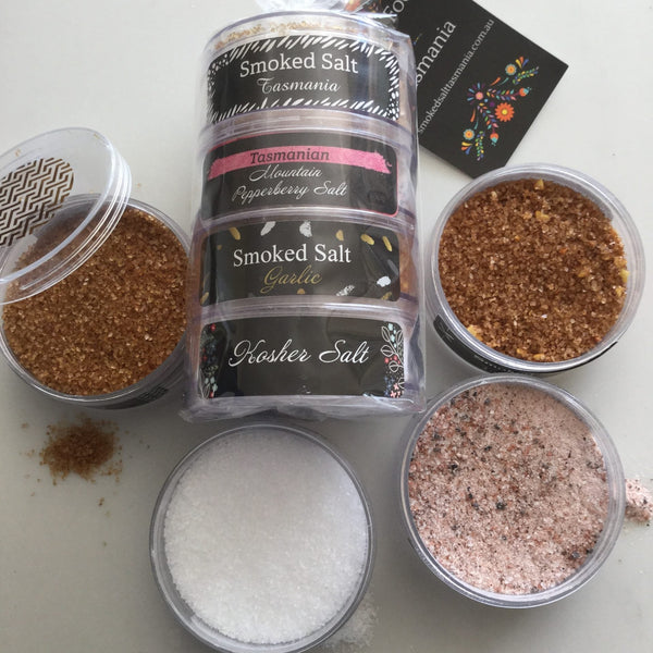 Stackable Salt Pinch Dish Smoked Salt Tasmania