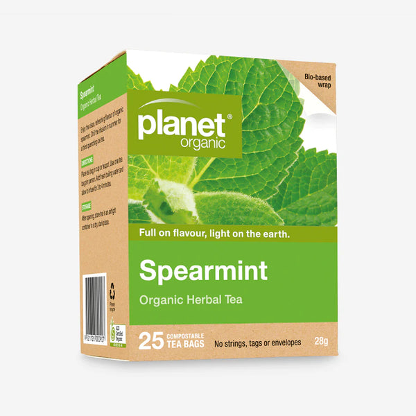 Planet Organic Herbal Tea Bags Spearmint 25pk