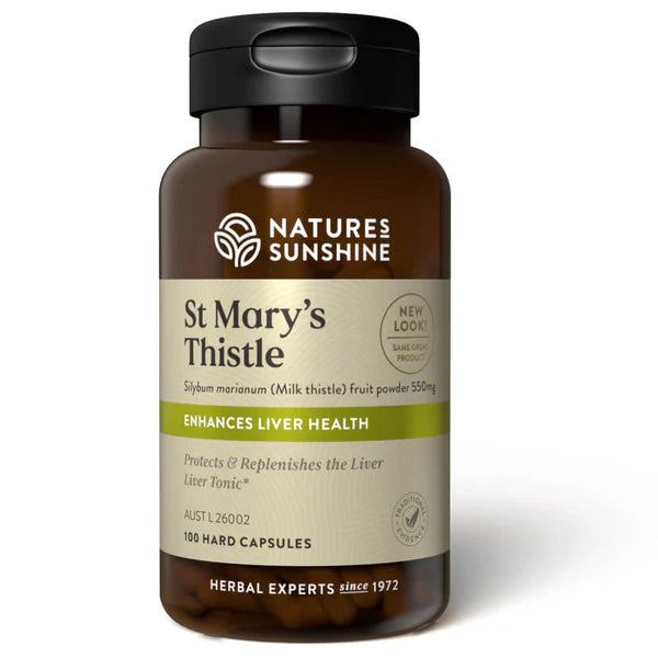 Natures Sunshine St Mary's Thistle 550mg 100 capsules
