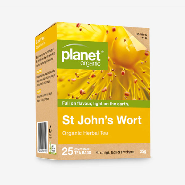 Planet Organic Herbal Tea Bags St John's Wort 25pk