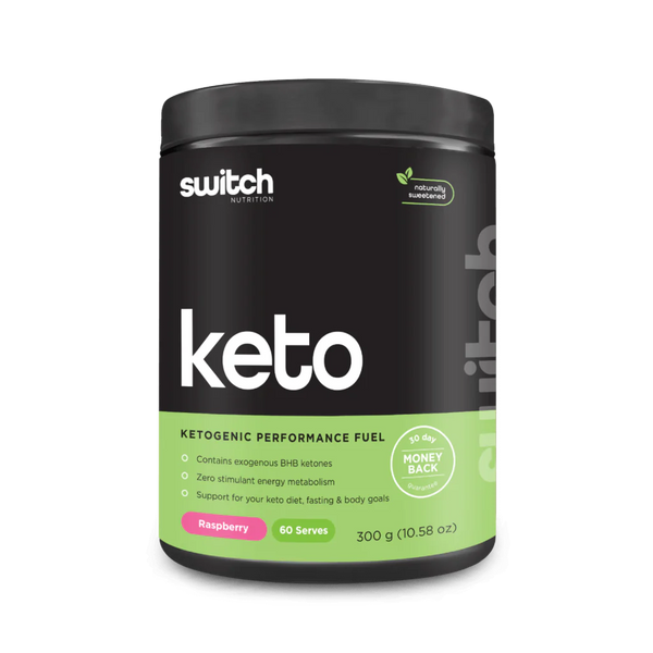 Switch Nutrition Keto BHB Ketogenic Performance Fuel Raspberry 300g