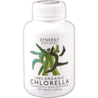 Synergy Natural Organic Chlorella 500mg 200 Tabs