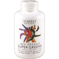 Super Greens Organic Synergy Natural 500 tablets